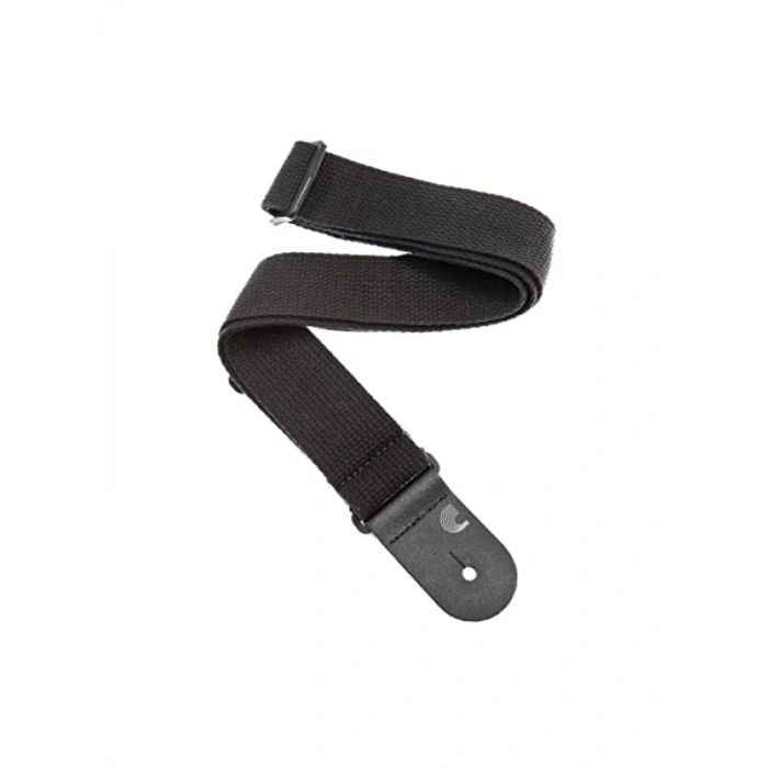 Siyah Pamuklu Gitar Askısı - 1530 mm Uzunluk, 50 mm Genişlik