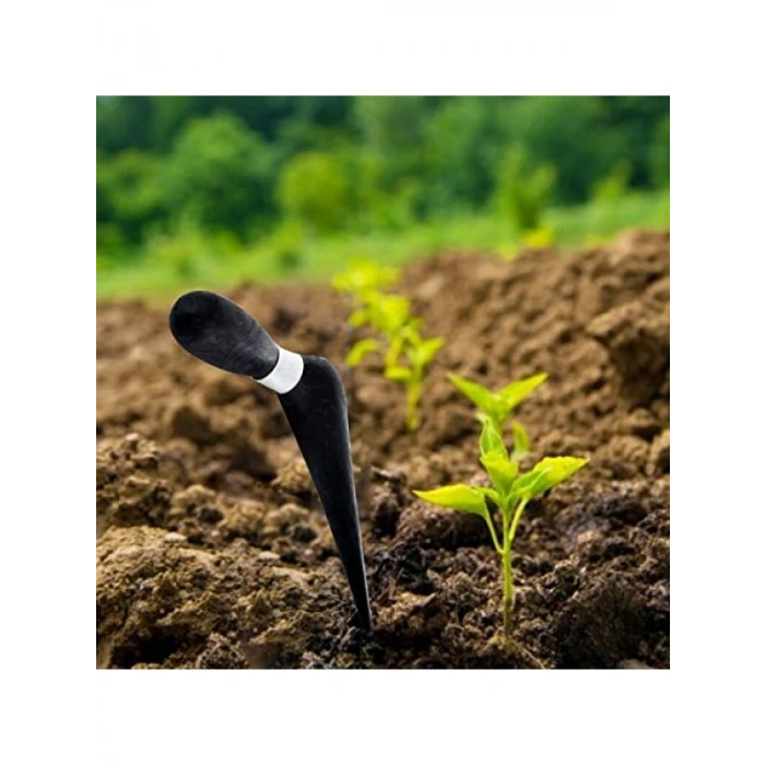 Siyah Plastik Fide Dikme Aparatı - 18 cm (5 Adet)