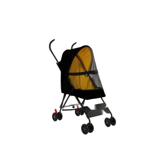 Siyah Renkli Evcil Hayvan Arabası - 76.5 * 44 * 99 cm (Max 15kg)
