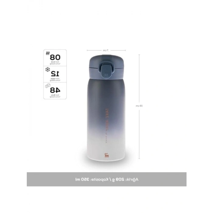 Sızdırmaz Termos - 350 ml, Mavi