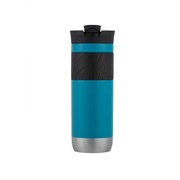 Sızdırmaz Termos Bardak - 590ml, Turkuaz, Çift Duvarlı