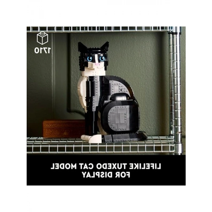Smokinli Kedi Yapım Seti - Yetişkinler için Koleksiyonluk Model