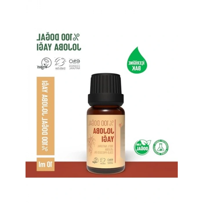 Soğuk Sıkım %100 Doğal Jojoba Yağı 10 ml
