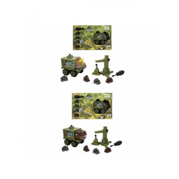 Sök Tak Dinozor Seti, T-Rex ve Triceratops