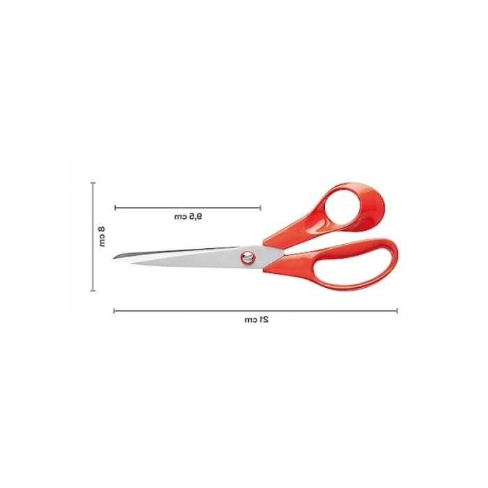 Solaklar İçin Evrensel Makas, 21 cm, Paslanmaz Çelik