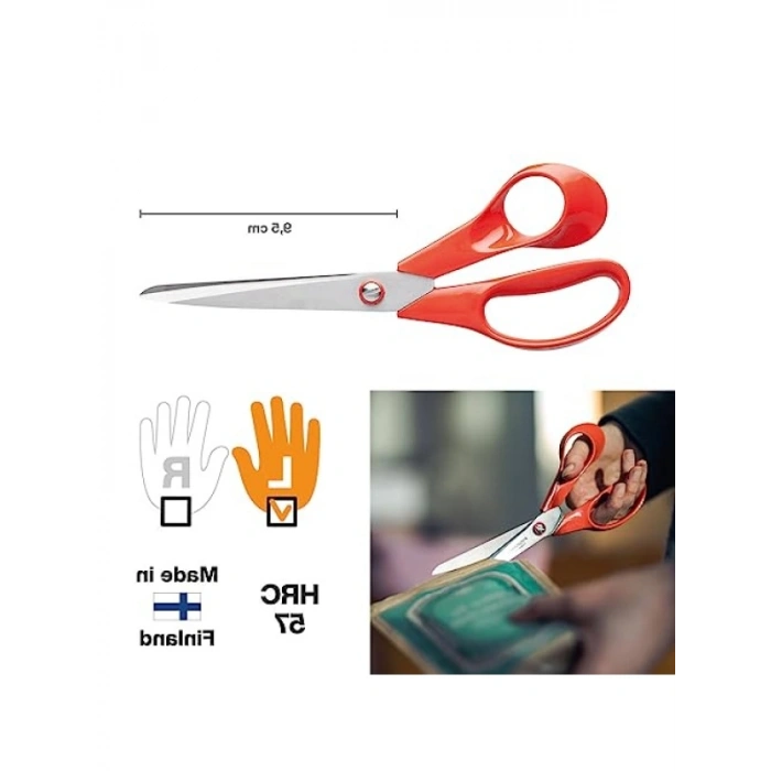 Solaklar İçin Evrensel Makas, 21 cm, Paslanmaz Çelik