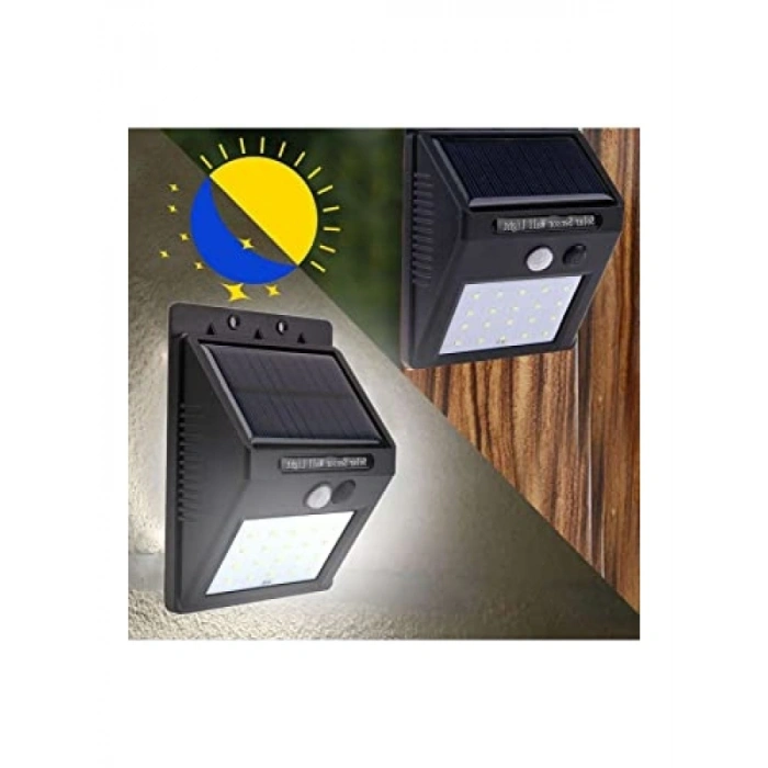 Solar Güneş Enerjili 20 LED Bahçe Lambası, Şarj Olabilir