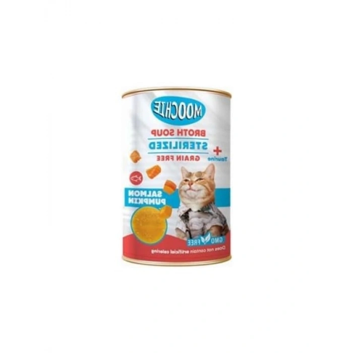Somon ve Balkabağı İçeren Kedi Et Suyu 135 ml