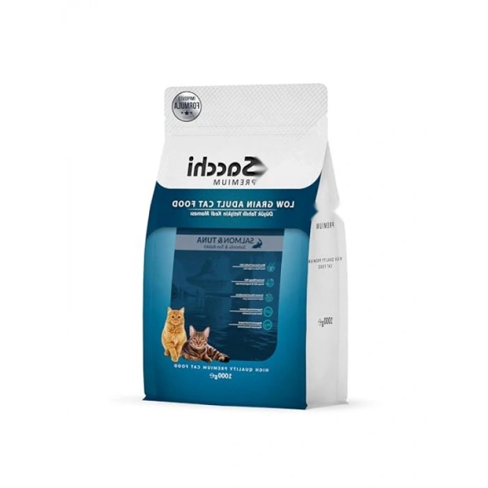 Somon ve Ton Balıklı Düşük Tahıllı Yetişkin Kedi Maması, 1 kg