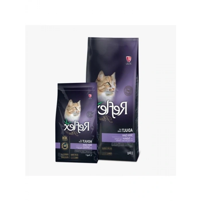 Somonlu Deri ve Tüy Bakımı Yetişkin Kedi Maması, 1,5 Kg