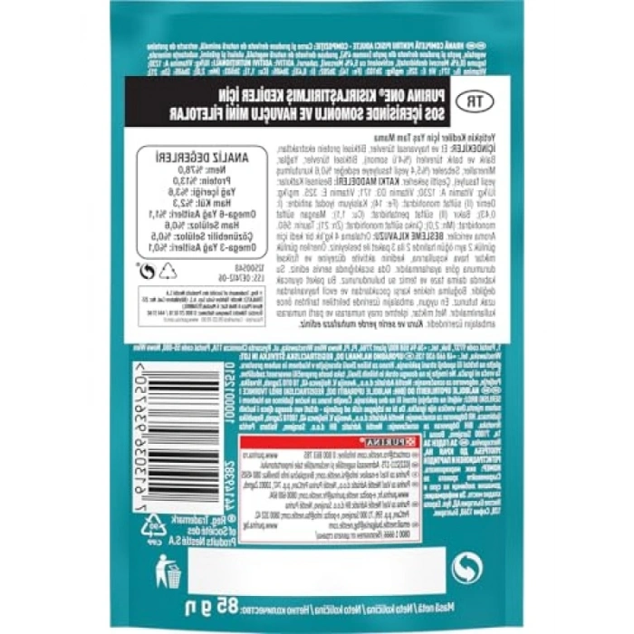 Somonlu Kısırlaştırılmış Kediler İçin Yaş Kedi Maması - 85 Gram, 26 Adet