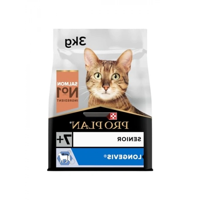 Somonlu Kuru Kedi Maması, 3 kg - Yaşlı Kediler İçin