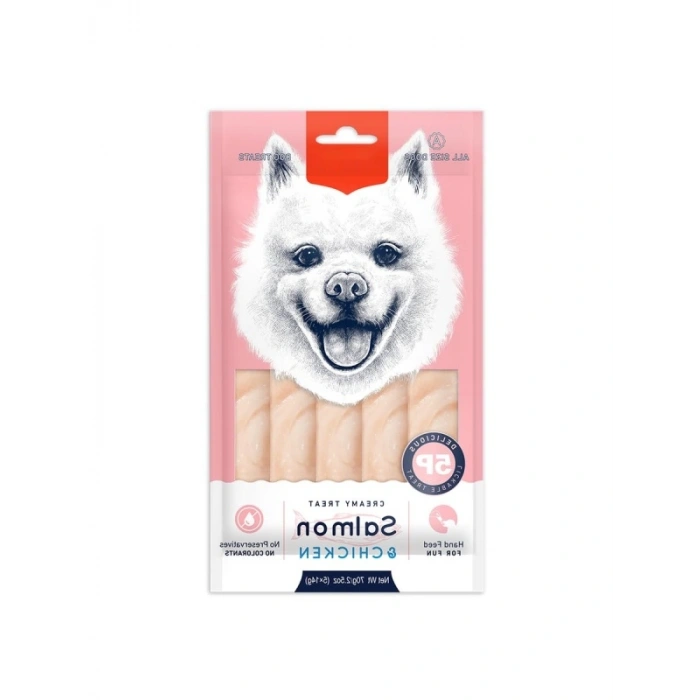 Somonlu Tavuklu Krema Köpek Ödülü 5 X 14 Gr (6 Paket)