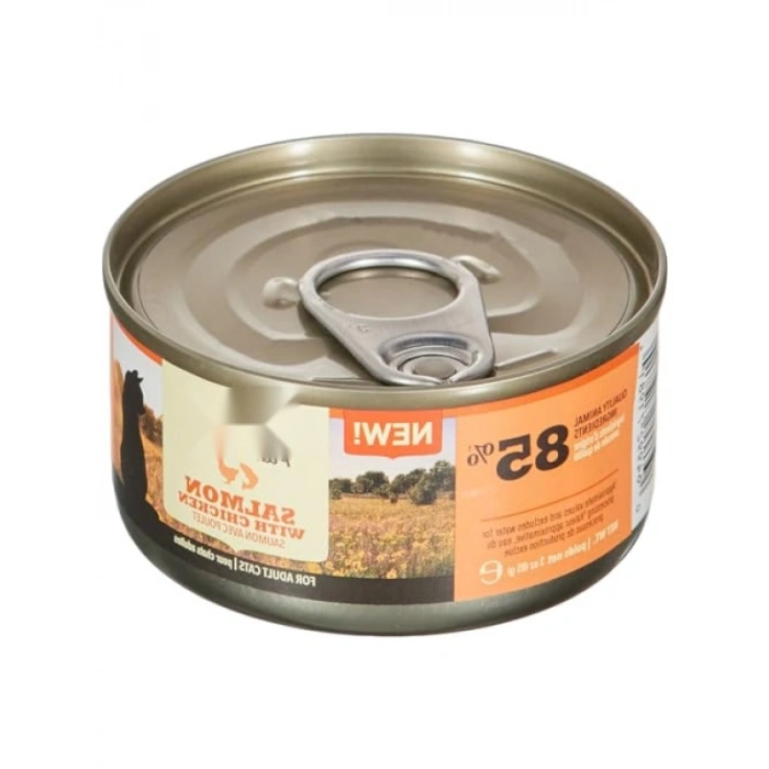 Somonlu ve Tavuklu Premium Pate Konserve Kedi Maması 85 gr