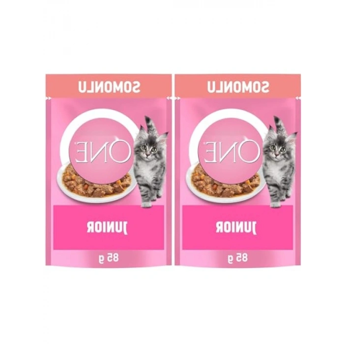 Somonlu Yaş Kedi Maması 85 Gram, 2li Paket (Yavru Kediler İçin)