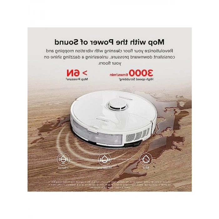 Sonic Silme Robotu, 6000 Pa Emiş Gücü