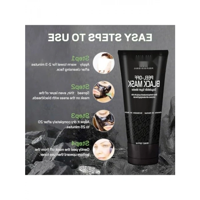 Soyulabilir Siyah Maske - 150 ml