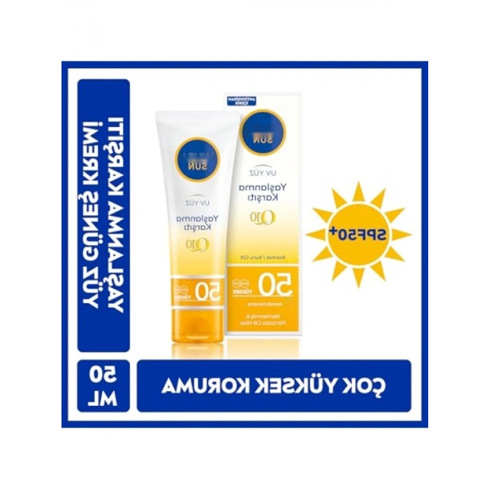 SPF50 Yaşlanma ve Leke Karşıtı Yüz Güneş Kremi 50 ml