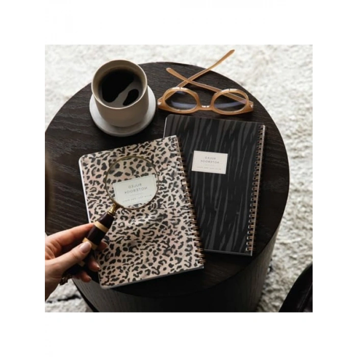 Spiralli Karton Kapak Çizgili Defter, A5, 80 Yaprak, 2li Set