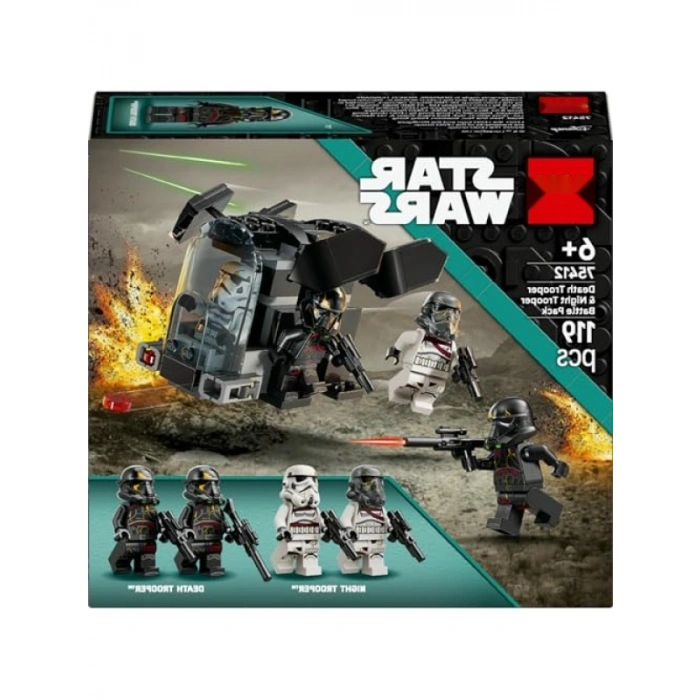 Star Wars Temalı 4 Minifigür ile Savaş Paketi Yapım Seti