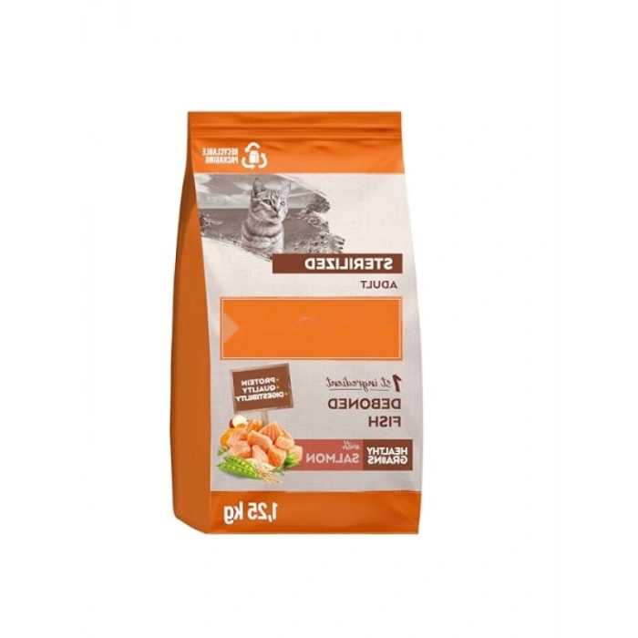 Sterilize Edilmiş Somon İçeren Kedi Maması - 1,25 kg