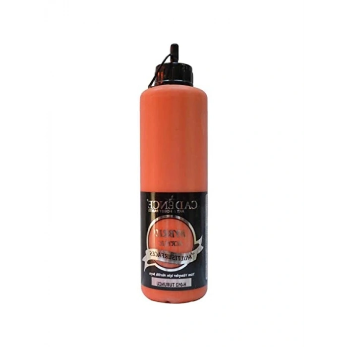 Su Bazlı Akrilik Boya - 500 ml H-012 Turuncu