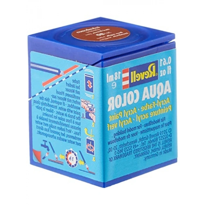 Su Bazlı Akrilik Maket Boyası, Çamur Kahvesi, 18 Ml