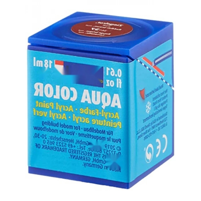Su Bazlı Akrilik Maket Boyası - Kızıl Kahve Mat (18 ml)