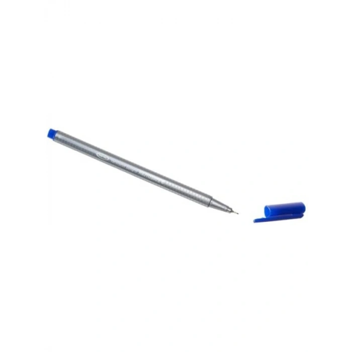 Su Bazlı Mürekkep ile Mavi 0.3 mm Uçlu Keçeli Kalem