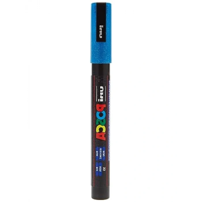 Su Bazlı Simli Poster Markörü, 0.9-1.3 mm, 8li Set