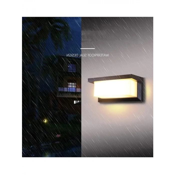 Su Geçirmez 12W LED Bahçe Aydınlatması - Beyaz Gün Işığı