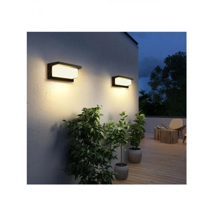 Su Geçirmez 12W LED Bahçe Aydınlatması - Beyaz Gün Işığı