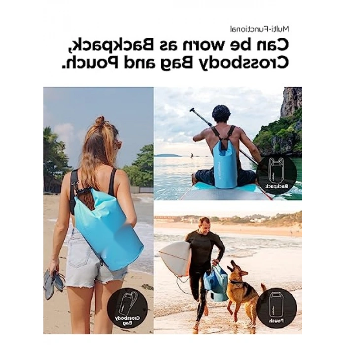 Su Geçirmez 2in1 Sırt Çantası, 20L + 2L Kapasite