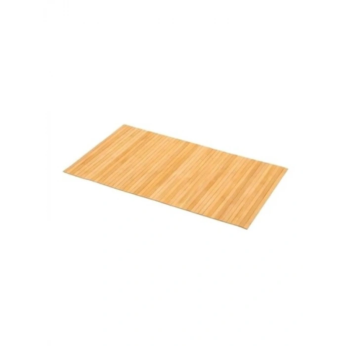 Su Geçirmez Bambu Kaymaz Banyo Paspası - 65x45 cm