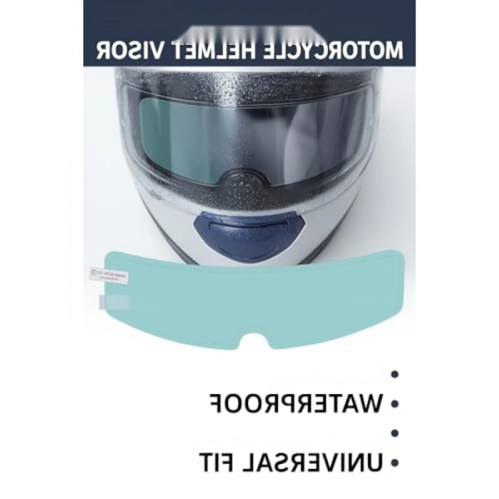 Su Geçirmez Buğu Önleyici Motosiklet Kaskı Vizörü