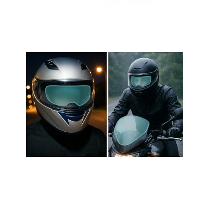 Su Geçirmez Buğu Önleyici Motosiklet Kaskı Vizörü