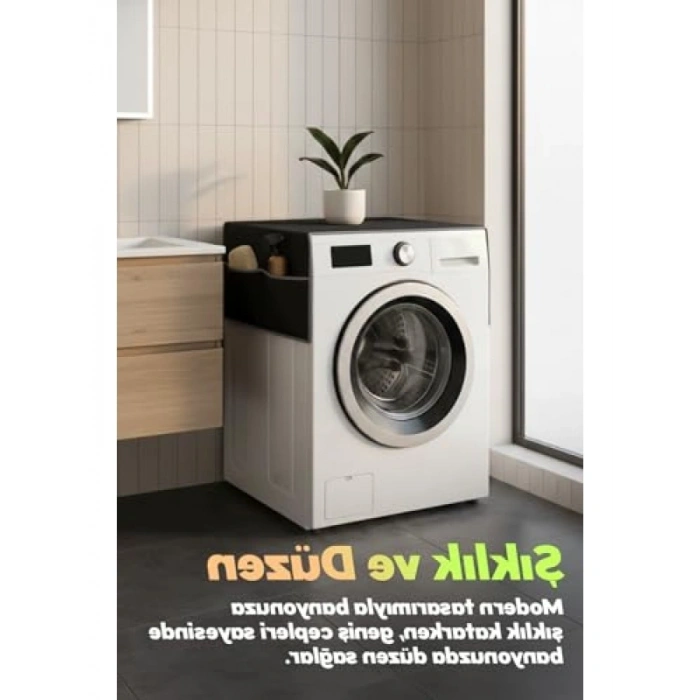 Su Geçirmez Çamaşır Makinesi Koruyucu Örtü