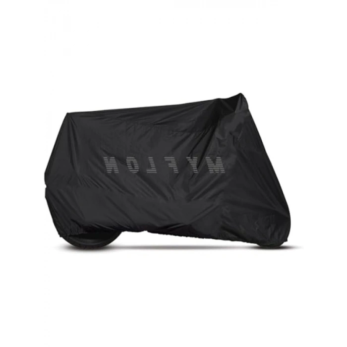 Su Geçirmez Motosiklet Brandası, Miflon Kaplı, Siyah (Medium Topcase)