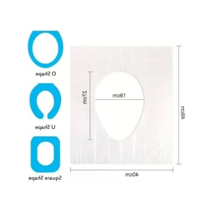 Su Geçirmez Tek Kullanımlık Klozet Kapağı Örtüsü, 10lu
