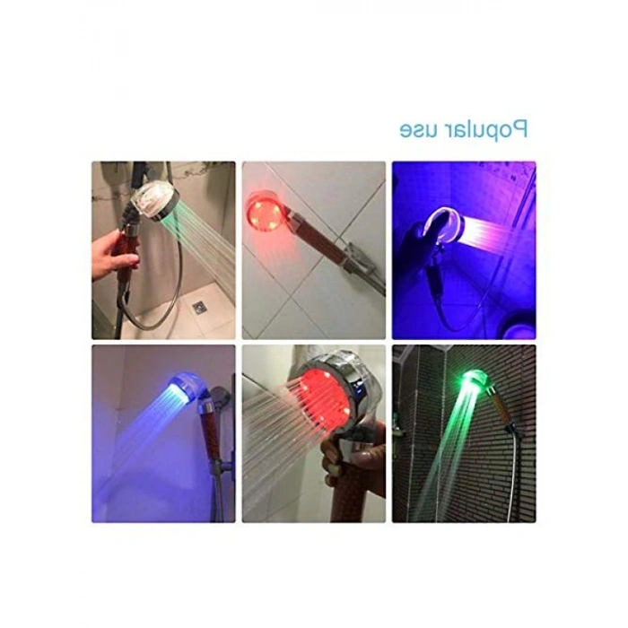Su Tasarruflu LED Duş Başlığı, 7 Renk Değişimi