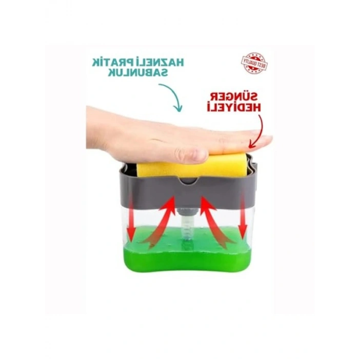 Süngerli Sıvı Bulaşık Deterjan Dispanseri