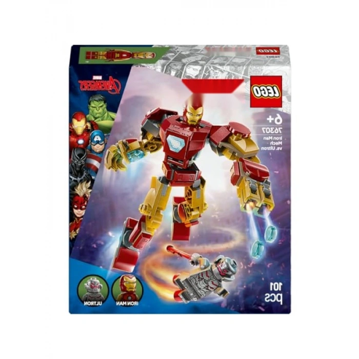 Süper Kahraman Temalı Robot Yapım Seti - Iron Man ile Ultrona Karşı
