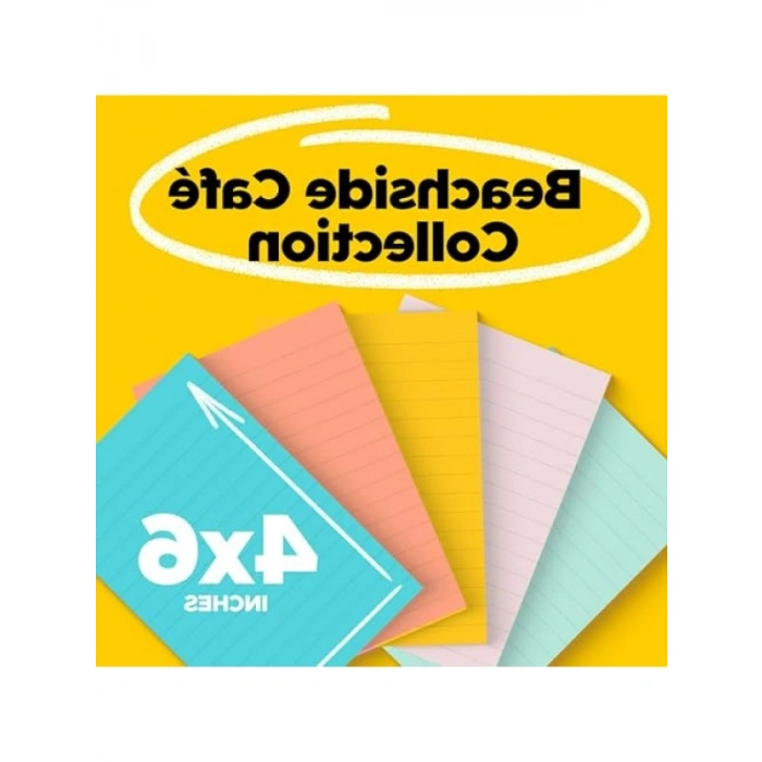Super Sticky Notlar - 5 x 20,3 cm, 5 Pad