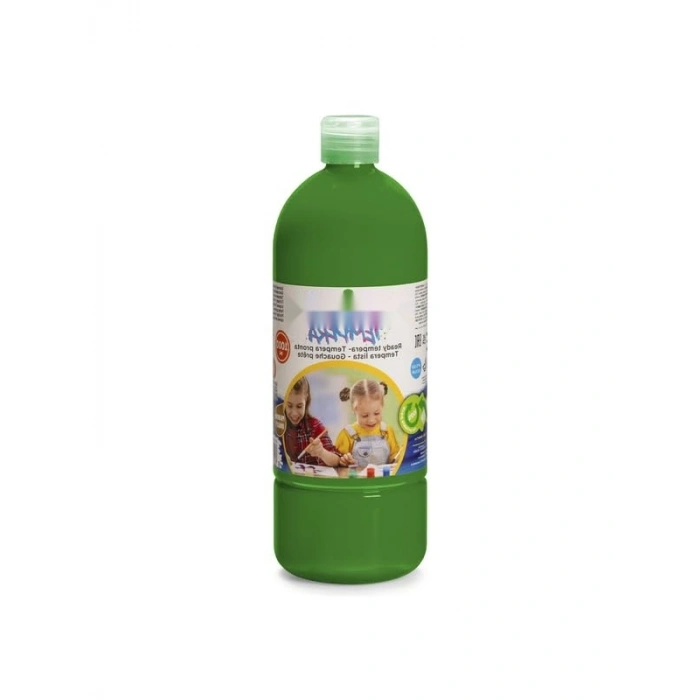 Süper Yıkanabilir 1000 ML Yeşil Tempera Suluboya