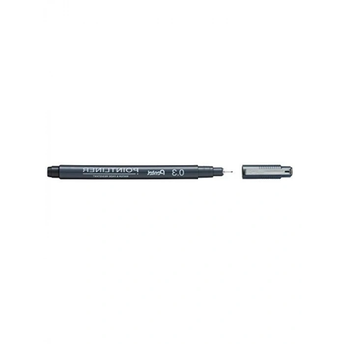 Suya Dayanıklı 0.3 mm Fineliner Kalem, Siyah