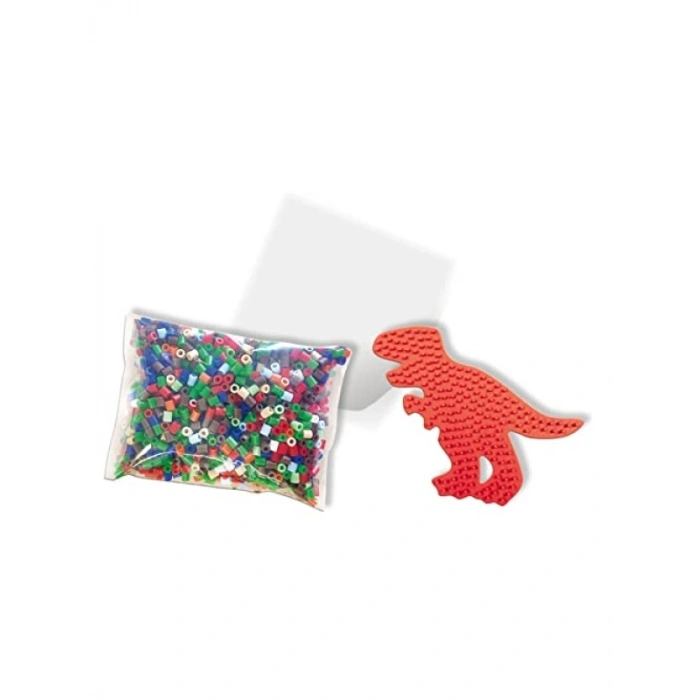 T-Rex Şeklinde Ütü Boncuk Seti