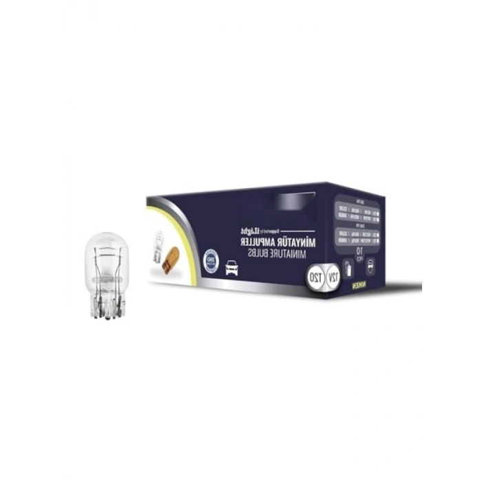 T20 Dipsiz Ampul - 12V, W21W, W3x16d Modeli