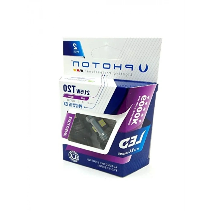 T20 W21/5W 12V-24V LED Ampul (2Li Blister)