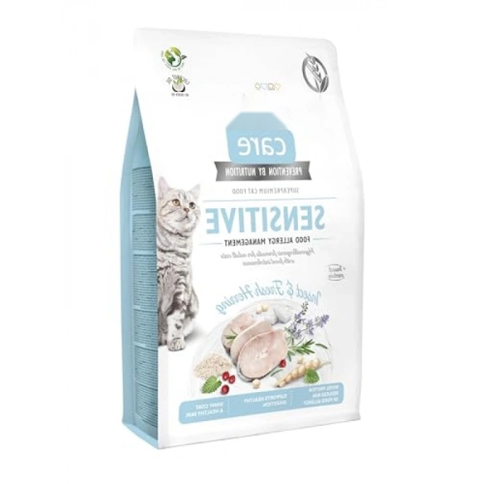 Tahılsız, Hipoalerjenik Ringa Balıklı Kuru Kedi Maması 2 kg