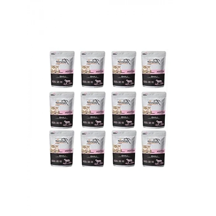 Tahılsız Kuzu Etli Yaş Kedi Maması (12 x 85 gr)